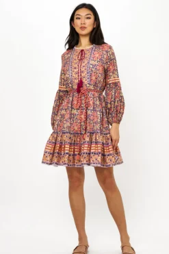 Oliphant Short & Mini Dresses>Balloon Drop Mini- Matera Navy