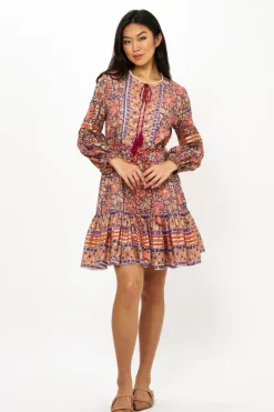 Oliphant Short & Mini Dresses>Balloon Drop Mini- Matera Navy