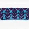 Oliphant Accessories|Bags>Beaded Clutch- Marigold Purple Aqua
