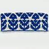 Oliphant Accessories|Bags>Beaded Clutch- Marigold White Navy