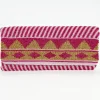 Oliphant Accessories|Bags>Beaded Clutch- Mezcal Pink Gold
