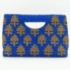 Oliphant Accessories|Bags>Beaded Handbag- Fern Blue