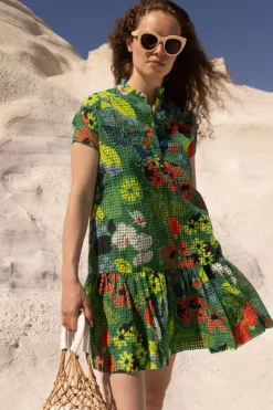 Oliphant Short & Mini Dresses|Dresses>Cap Sleeve Mini- Sutton Green