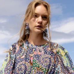 Oliphant Accessories|Earrings>Firenze Earrings- Black