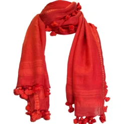Oliphant Accessories|Scarves>Flame Tassel Scarf
