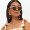 Oliphant Accessories|Earrings>Jardin Earrings- Coral