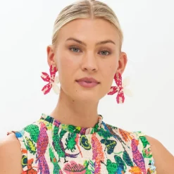 Oliphant Accessories|Earrings>Kauai Earrings- Hot Pink