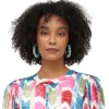 Oliphant Accessories|Earrings>Mini Astor Hoops- Aqua