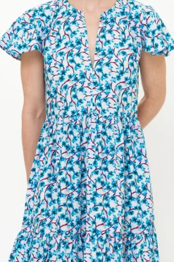 Oliphant Maxis|Dresses>V-Neck Maxi- Lingon Wine